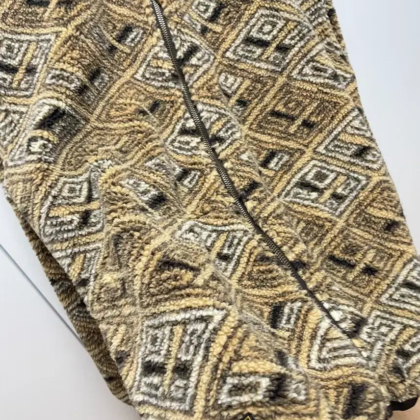 [BUNJANG] Orslow African Pattern Boa Pleated Jacket / 3) 오어슬로우 아프리칸 패턴 보아 플리츠 자켓