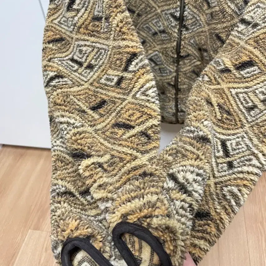 [BUNJANG] Orslow African Pattern Boa Pleated Jacket / 3) 오어슬로우 아프리칸 패턴 보아 플리츠 자켓