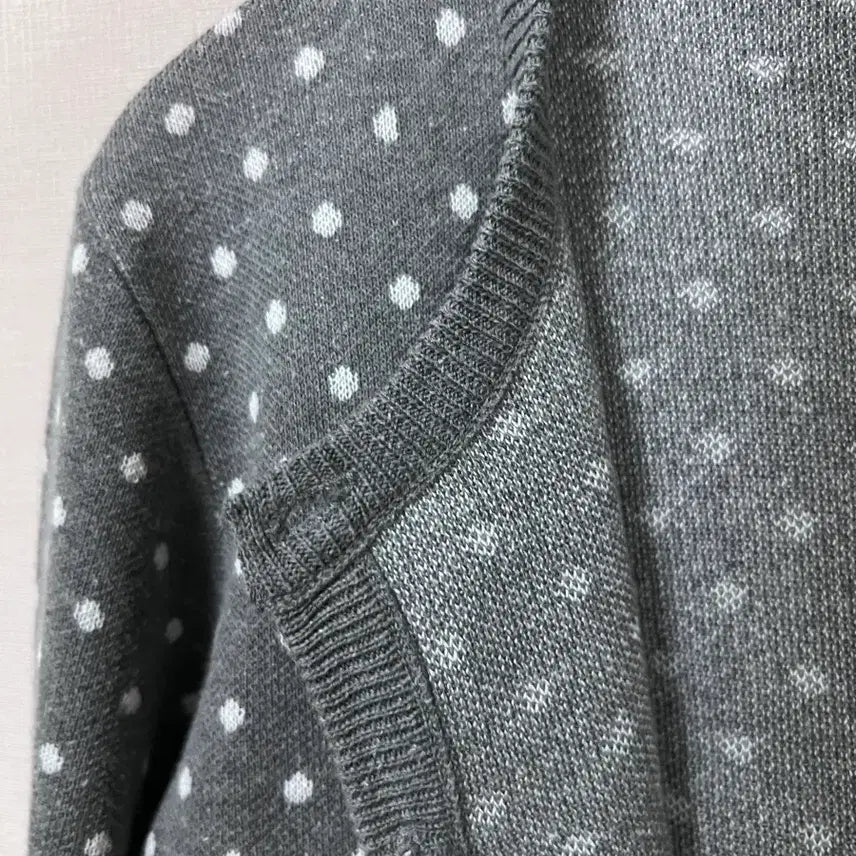 [BUNJANG] Sculptor Dot Cardigan Gray S / 스컬프터 도트 가디건 그레이 s