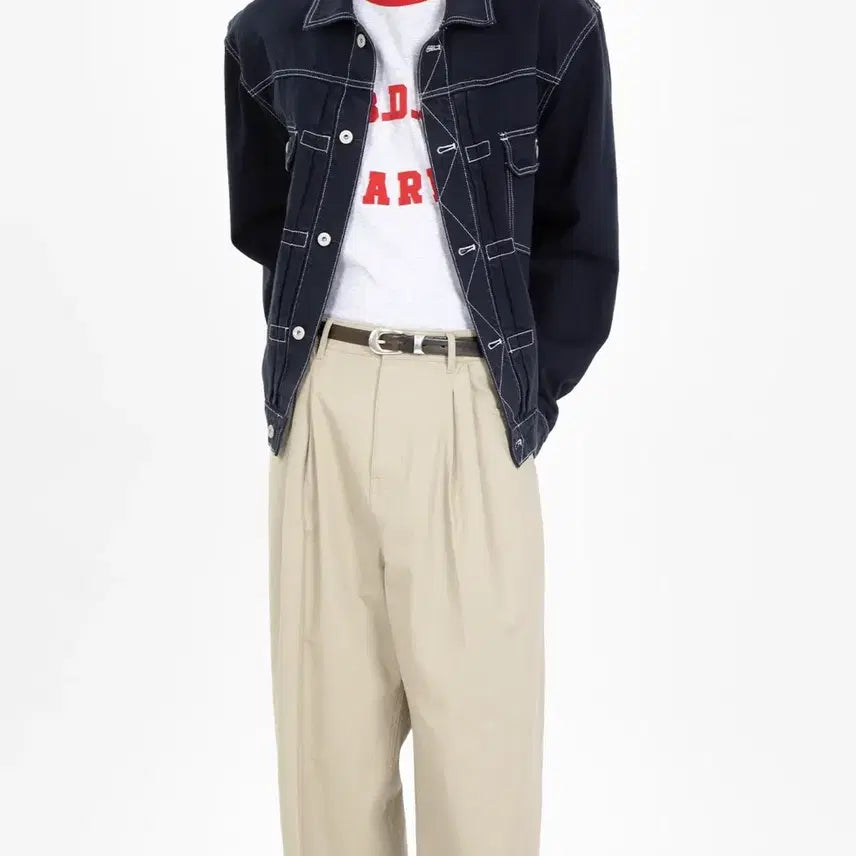 [BUNJANG] Birthday Suit Minimalist Trucker Jacket / 벌스데이수트 미니멀 트러커 자켓