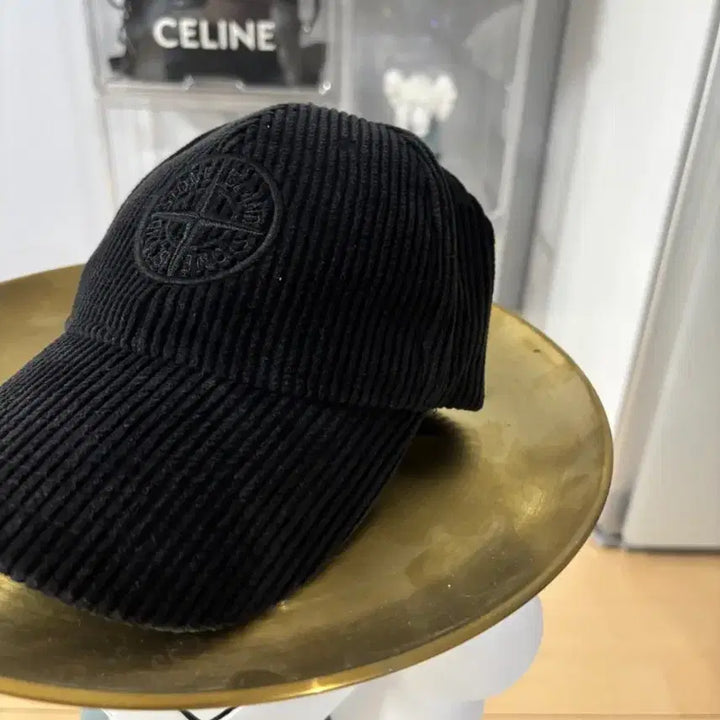 [BUNJANG] Stone Island Corduroy Cap Black (L) / [정품] 스톤아일랜드 코듀로이 볼캡 블랙 L사이즈 판매합니다