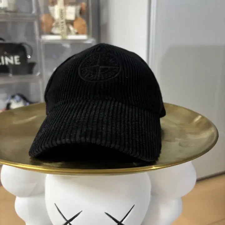 [BUNJANG] Stone Island Corduroy Cap Black (L) / [정품] 스톤아일랜드 코듀로이 볼캡 블랙 L사이즈 판매합니다