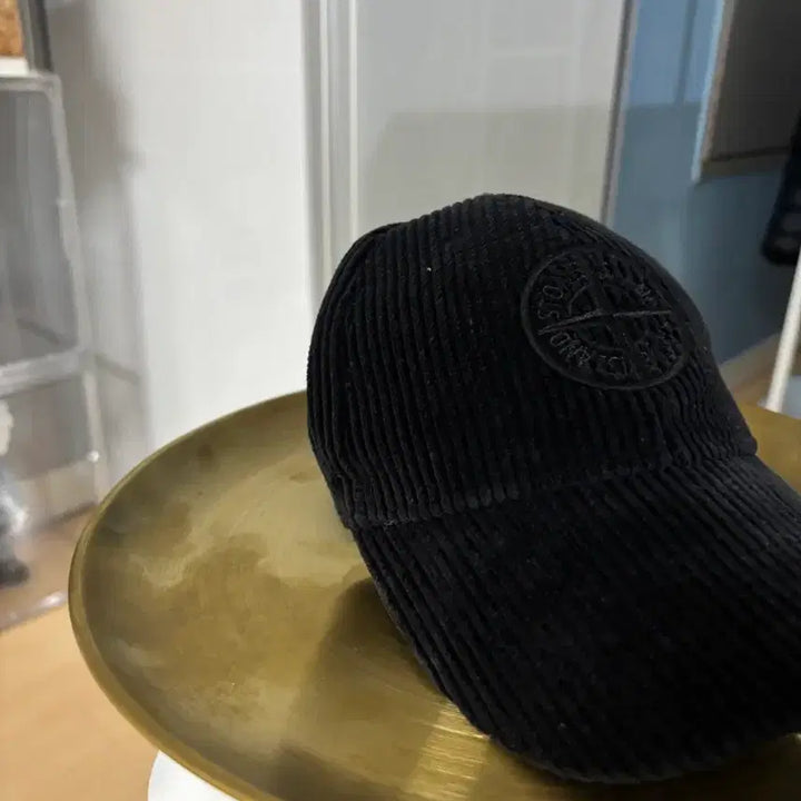 [BUNJANG] Stone Island Corduroy Cap Black (L) / [정품] 스톤아일랜드 코듀로이 볼캡 블랙 L사이즈 판매합니다