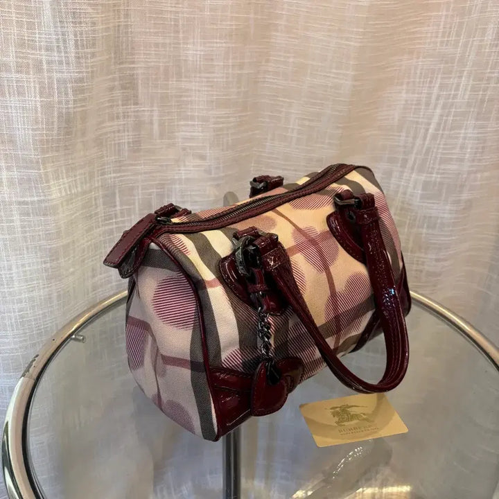 [BUNJANG] Burberry Nova Check Heart Tote Bag / 정품 버버리 하트 노바체크 갸루 토트백