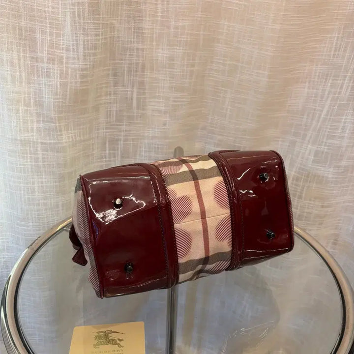 [BUNJANG] Burberry Nova Check Heart Tote Bag / 정품 버버리 하트 노바체크 갸루 토트백