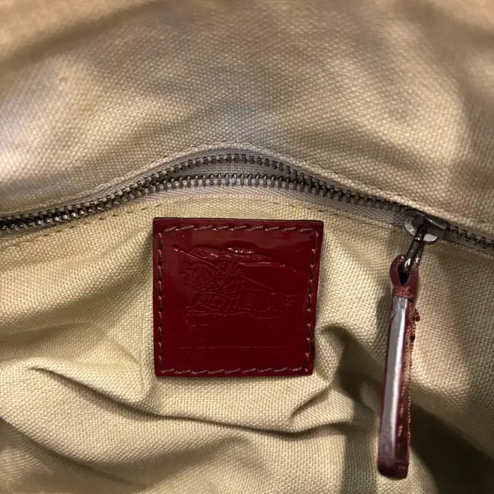 [BUNJANG] Burberry Nova Check Heart Tote Bag / 정품 버버리 하트 노바체크 갸루 토트백