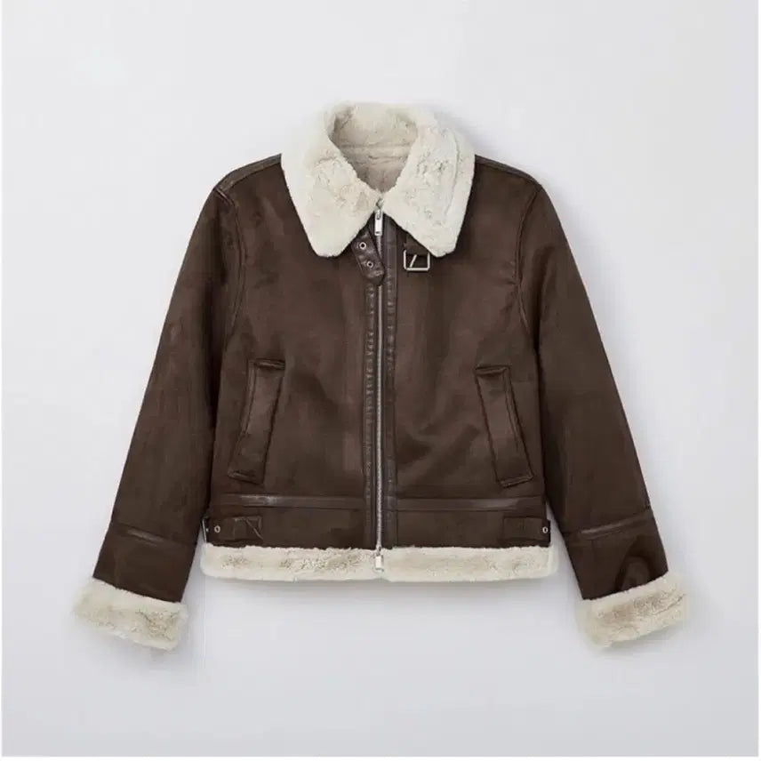 [BUNJANG] Spao Mustang S Brown Jacket / 스파오 무스탕