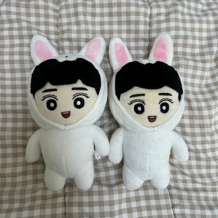 [BUNJANG] EXO Suho 20cm Black Rabbit Doll Bundle Set / 엑소 수호인형 20cm 면토끼 흑면이 2마리 일괄
