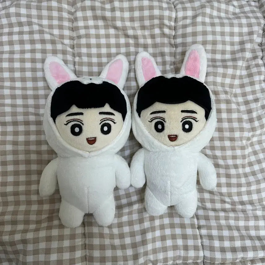 [BUNJANG] EXO Suho 20cm Black Rabbit Doll Bundle Set / 엑소 수호인형 20cm 면토끼 흑면이 2마리 일괄