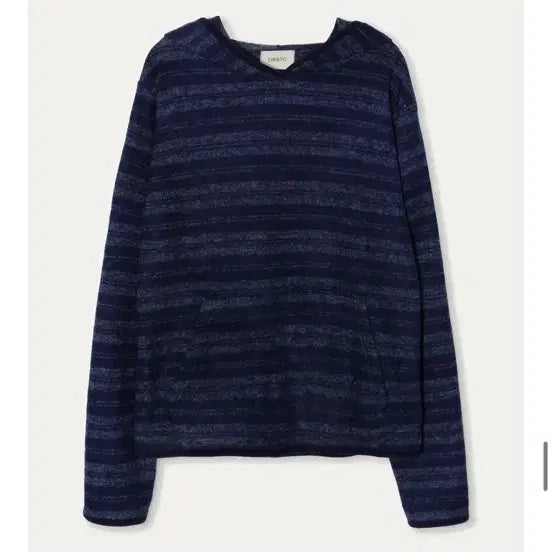 [BUNJANG] Pesto Stripe Long Sleeve T-shirt Navy / pesto 스트라이프 긴팔 티셔츠 페스토 후드티 네이비