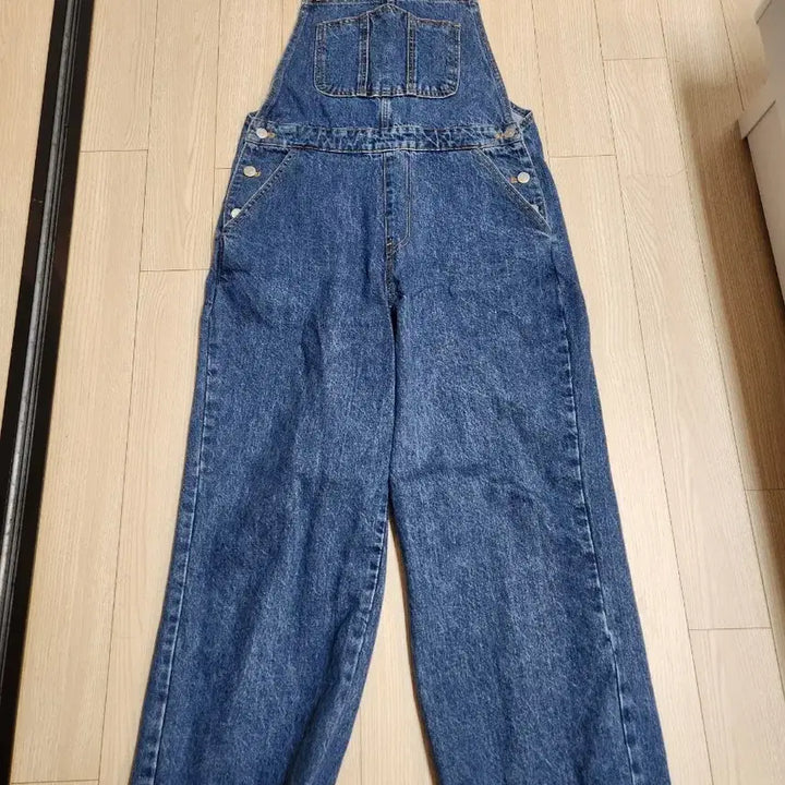 [BUNJANG] On Mood Vintage Denim Overall / 온무드 빈티지 데님 오버롤 (멜빵바지)