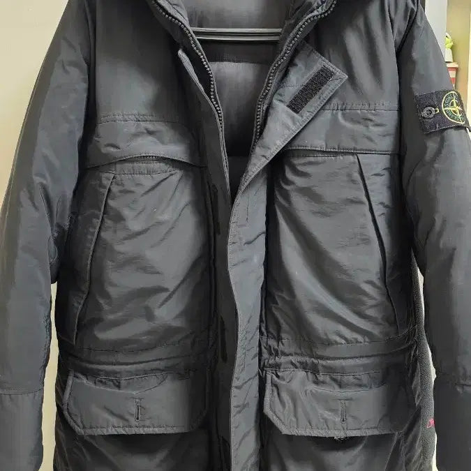 [BUNJANG] Stone Island Micro Reps Down Padded Jacket Black L / 스톤아일랜드 마이크로렙스 다운패딩 블랙 L(100~105)