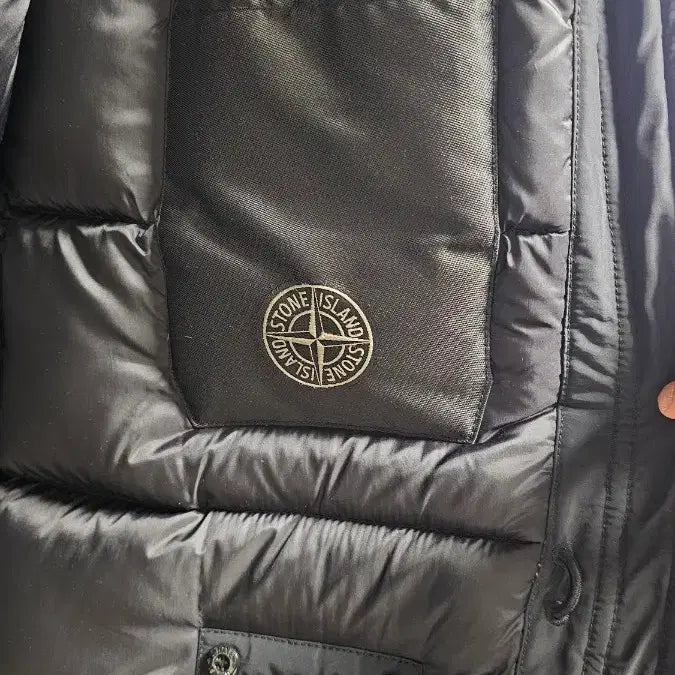 [BUNJANG] Stone Island Micro Reps Down Padded Jacket Black L / 스톤아일랜드 마이크로렙스 다운패딩 블랙 L(100~105)