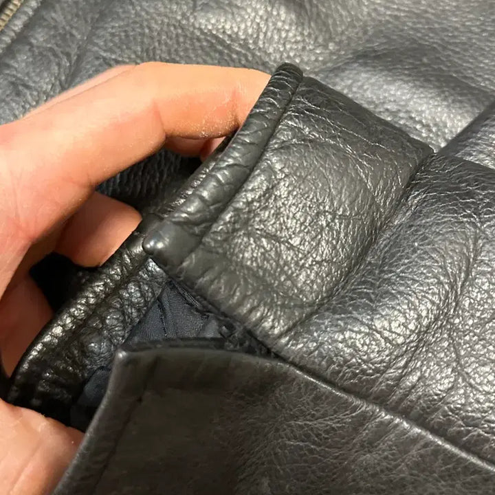 [BUNJANG] Marithe Francois Girbaud 90s Leather Jacket / 90s 마리떼 프랑소와저버 가죽자켓