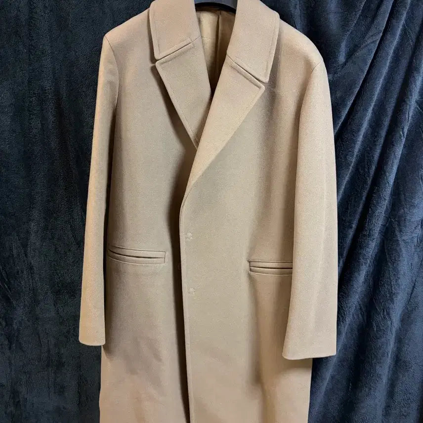 [BUNJANG] Emporio Armani Beige Long Coat / 엠포리오 아르마니 베이지 롱코트 54
