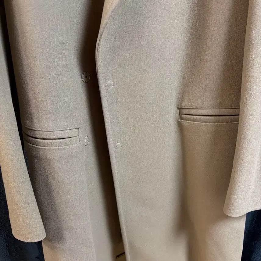 [BUNJANG] Emporio Armani Beige Long Coat / 엠포리오 아르마니 베이지 롱코트 54