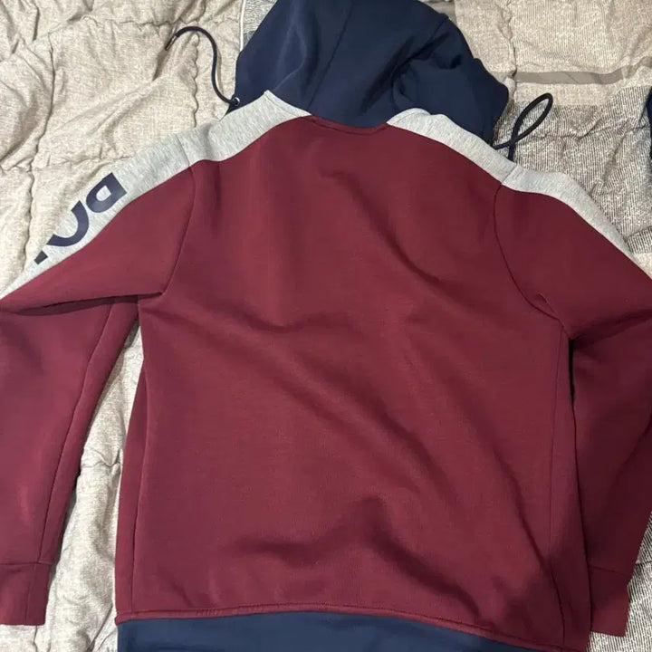 [BUNJANG] Polo Tricolor Hoodie Zip-up / 폴로 삼색 후드 집업