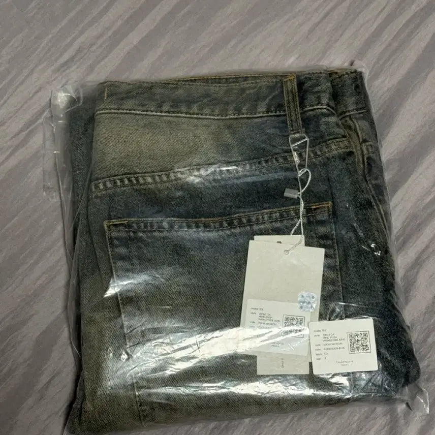 [BUNJANG] Undermycar IEK Washed Wide Jeans / [1] 언더마이카 IEK 워시드 와이드진