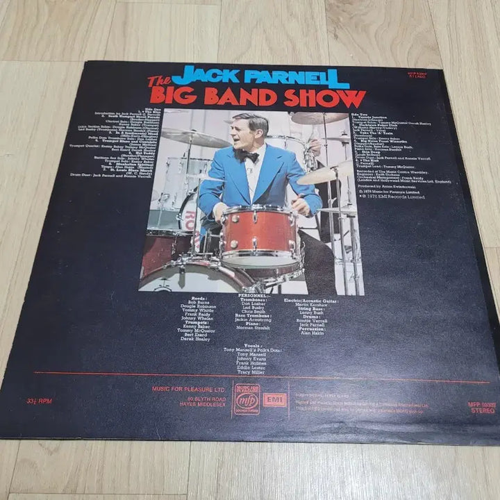 [BUNJANG] Jack Parnell Big Band Show LP / 누자베스 샘플링LP) Jack Parnell - Big Band Show