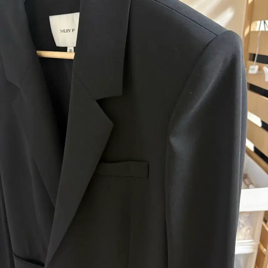 [BUNJANG] NILBY P Black Jacket / NILBY P 블랙 자켓 36사이즈