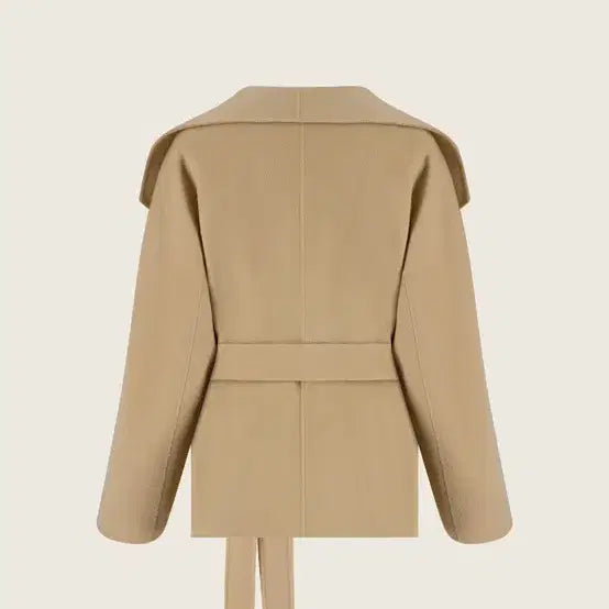 [BUNJANG] YUMER New Jeanne Cashmere High-Neck Short Coat / 유메르 뉴 잔느 캐시미어 하이넥 숏 코트