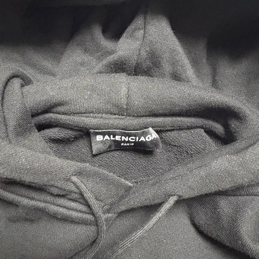 [BUNJANG] Balenciaga Black Hoodie / 발렌시아가 블랙 후드티