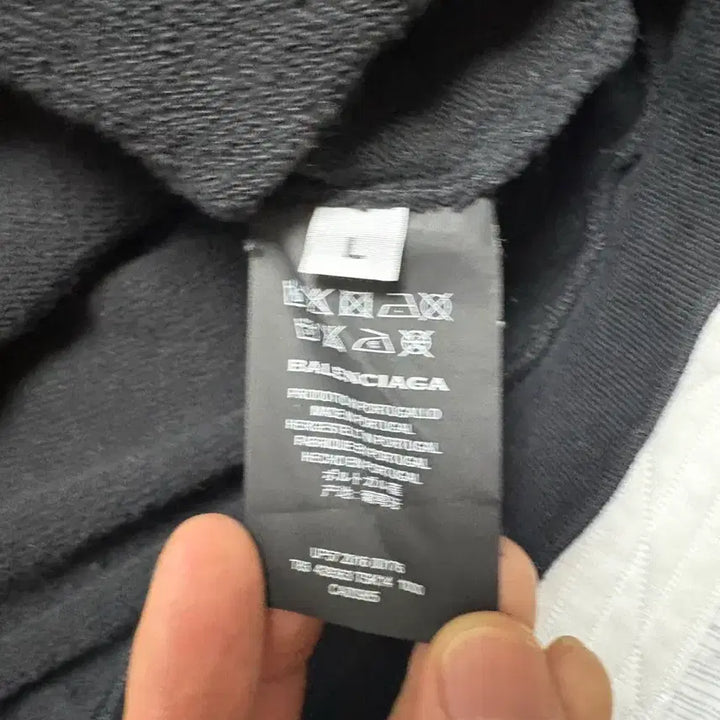 [BUNJANG] Balenciaga Black Hoodie / 발렌시아가 블랙 후드티