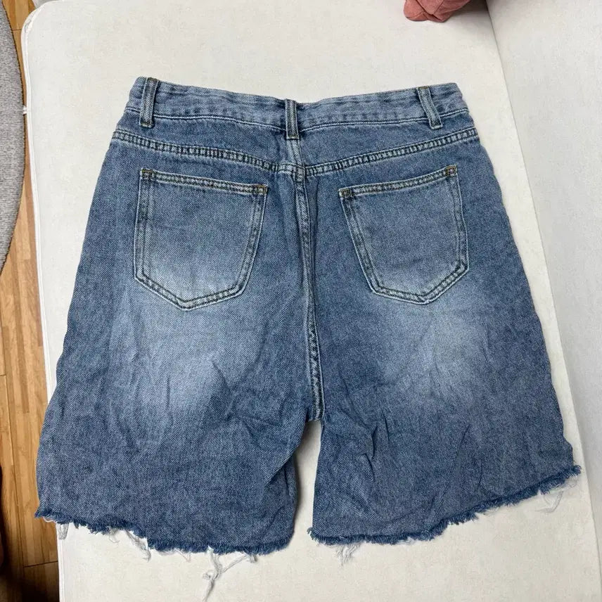 [BUNJANG] Denim Shorts - Knee Length / 5/26까지 데님 반바지 청반바지 무릎길이