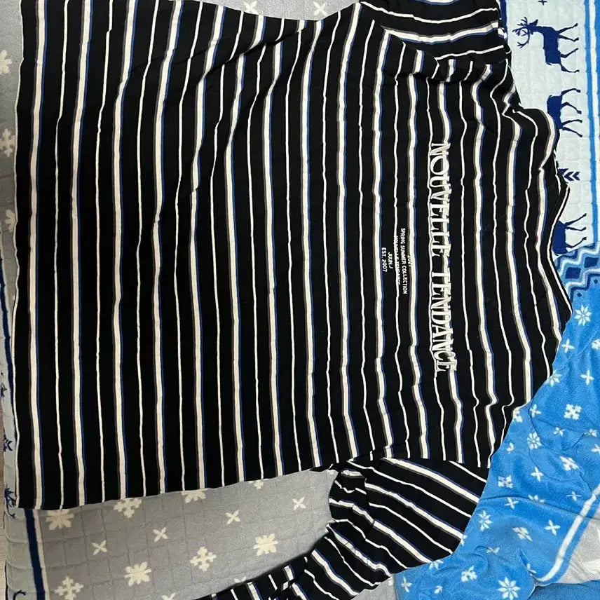 [BUNJANG] Junji Stripe Long Sleeve L / 준지 스트라이프 롱슬리브 L