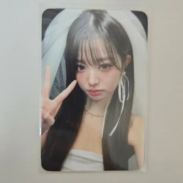 [BUNJANG] IVE Wonyoung Wedding Lucky Draw Photocard / 위드뮤 럭드 웨딩녕 신부녕 아이브 장원영 웨딩 포토카드