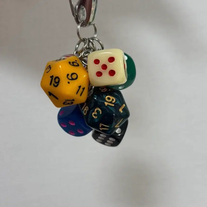 [BUNJANG] Dice Keychain / 주사위키링 새상품