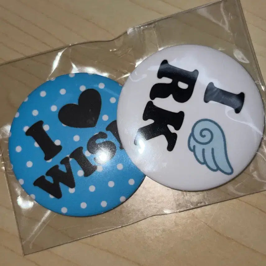 [BUNJANG] NCT WISH Riku Pin Button Badge Set / 엔시티위시 리쿠 단체 아이러브 위시 핀버튼 비공굿 뱃지 양도