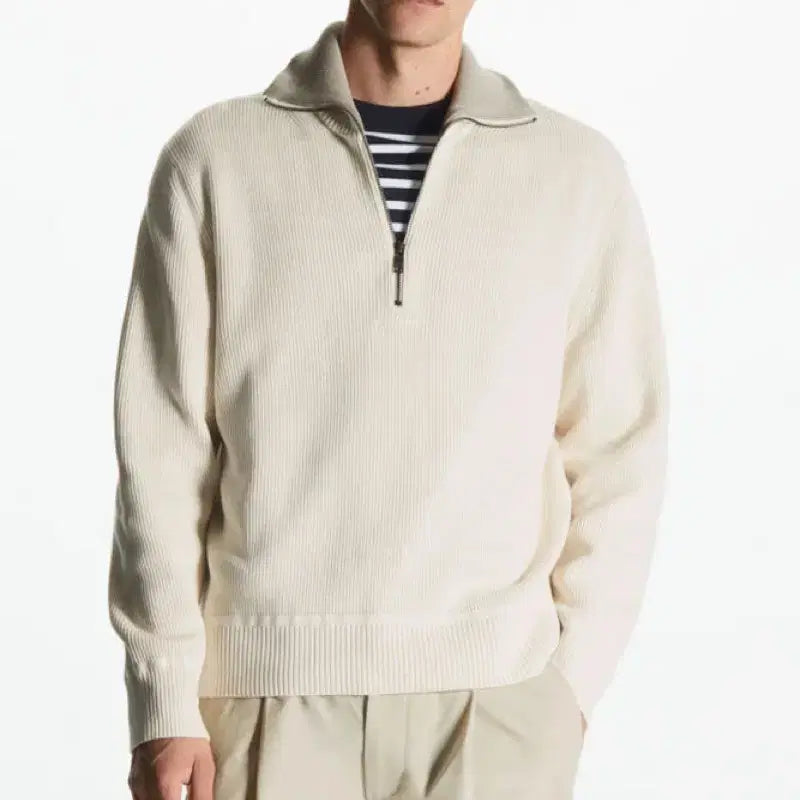 [BUNJANG] COS Men's Half-Zip Knit Sweater / cos 남성 하프집업 니트
