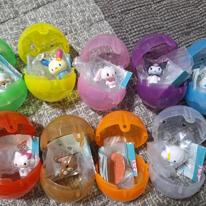 [BUNJANG] Sanrio All Stars 2 Gacha 9-Piece Set / 산리오 올스타즈2 메지루시 가챠 9종세트