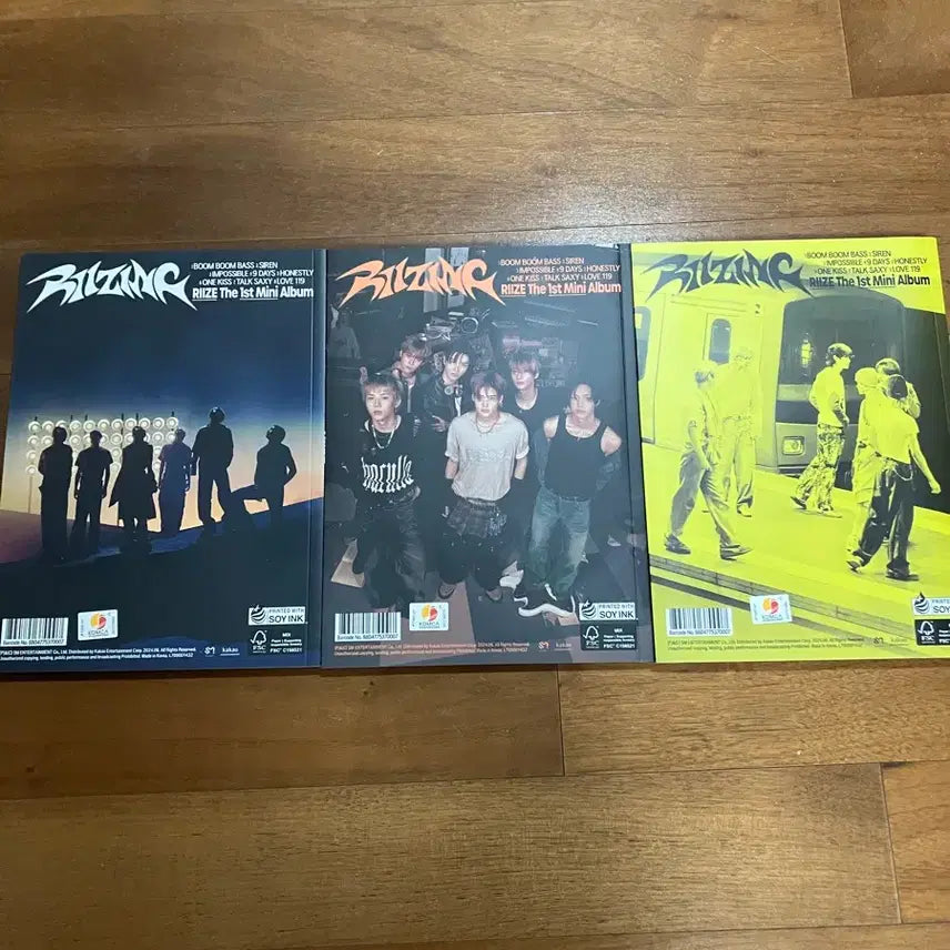 [SOLD OUT] 개봉앨범+증사 일괄)라이즈 성찬 포카 증사 개봉앨범 라이징 붐붐베