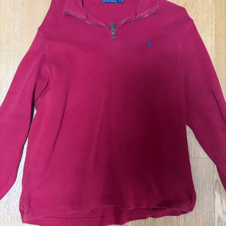 [BUNJANG] Polo Half Zip Knit Sweater / 폴로 니트 반 집업