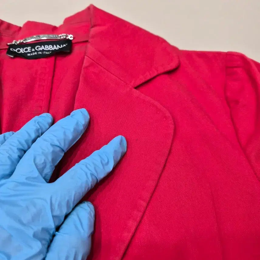 [BUNJANG] Dolce&Gabbana Red Blazer Jacket / DOLCE&GABBANA 돌체앤가바나 정품 여성 레드 자켓