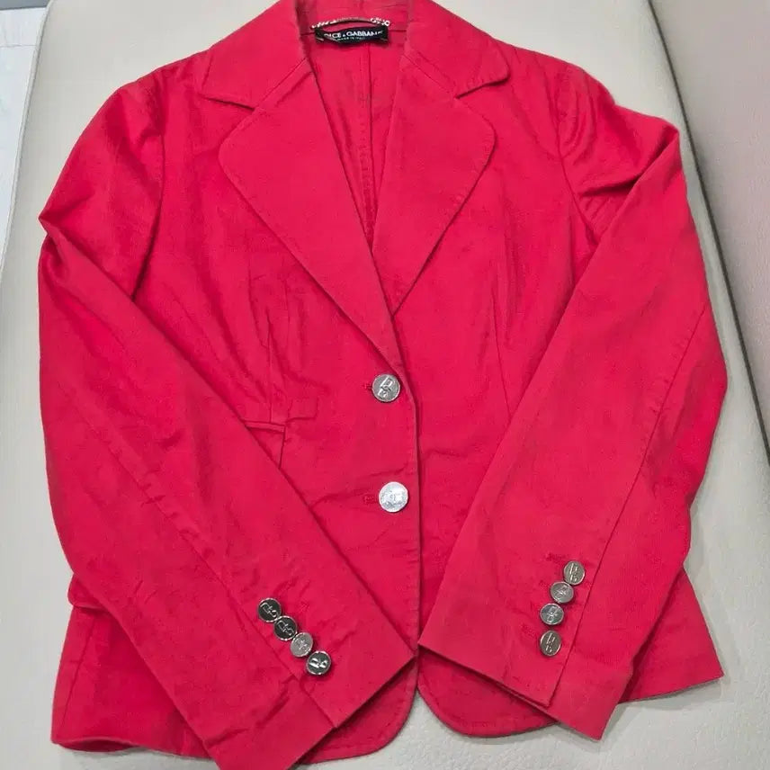 [BUNJANG] Dolce&Gabbana Red Blazer Jacket / DOLCE&GABBANA 돌체앤가바나 정품 여성 레드 자켓