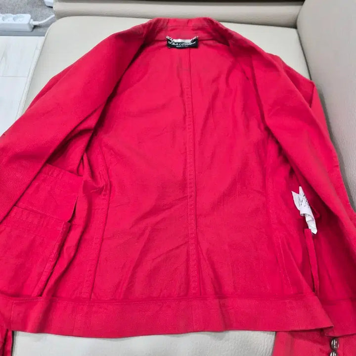 [BUNJANG] Dolce&Gabbana Red Blazer Jacket / DOLCE&GABBANA 돌체앤가바나 정품 여성 레드 자켓