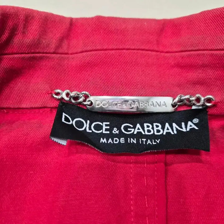 [BUNJANG] Dolce&Gabbana Red Blazer Jacket / DOLCE&GABBANA 돌체앤가바나 정품 여성 레드 자켓