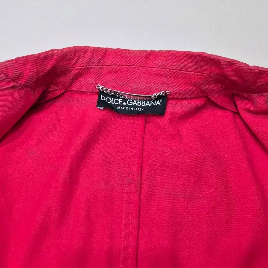 [BUNJANG] Dolce&Gabbana Red Blazer Jacket / DOLCE&GABBANA 돌체앤가바나 정품 여성 레드 자켓