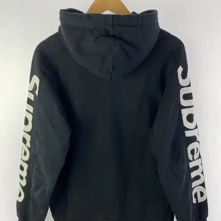 [BUNJANG] Supreme Side Logo Hoodie / 슈프림 사이드라인 로고 후드티