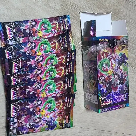 [BUNJANG] Pokemon VMAX Climax Card Pack Set (6 Packs) / 포켓몬 VMAX 클라이맥스 카드팩 6개