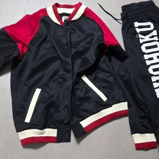 [BUNJANG] Toei Animation Shohoku Jersey and Training Pants Set / 슬램덩크 토에이샵 북산 쇼호쿠 져지+트레이닝 바지 세트