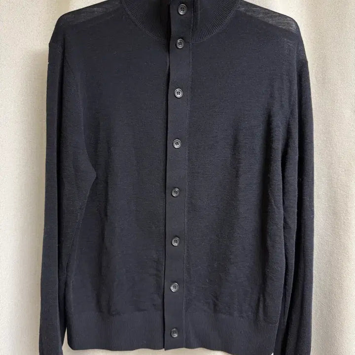 [BUNJANG] COS Navy Wool Cardigan M / COS 퍼널넥 울 가디건 네이비 M