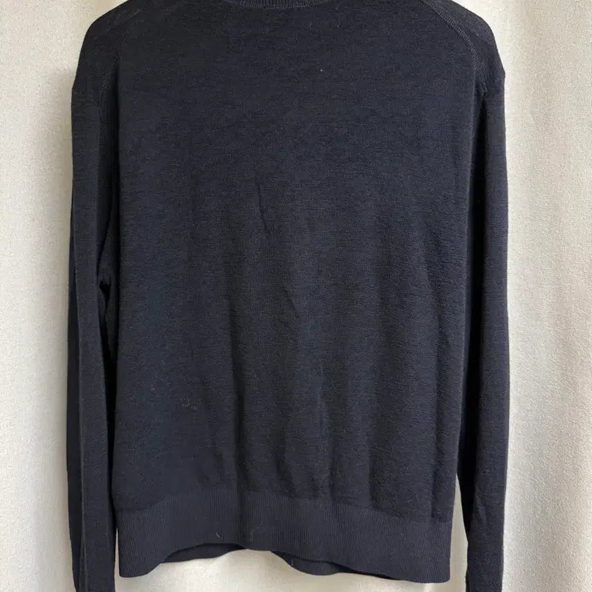 [BUNJANG] COS Navy Wool Cardigan M / COS 퍼널넥 울 가디건 네이비 M