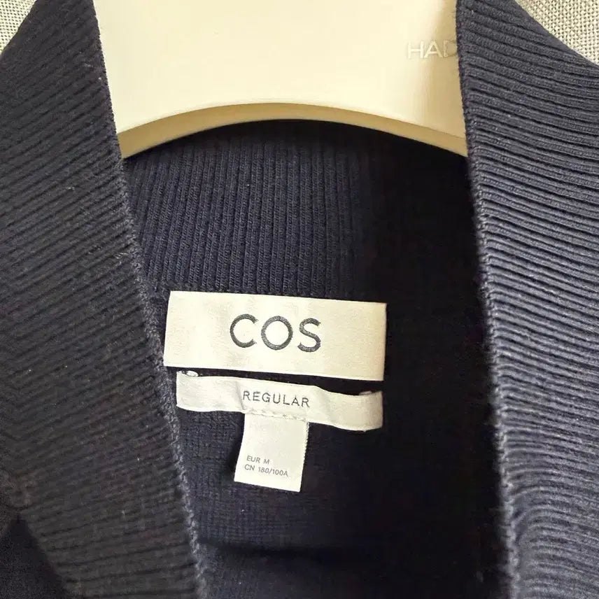 [BUNJANG] COS Navy Wool Cardigan M / COS 퍼널넥 울 가디건 네이비 M