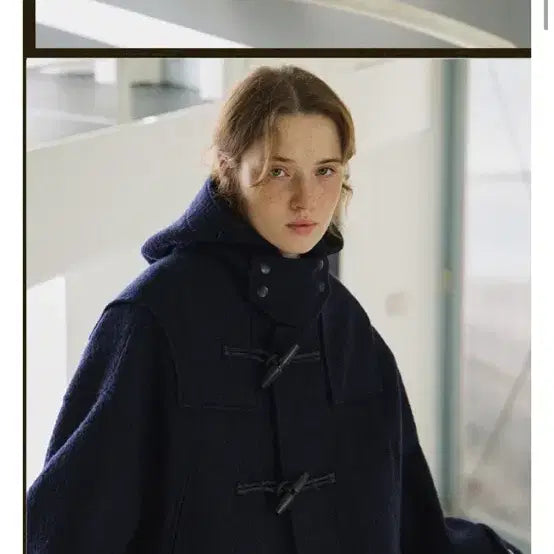 [BUNJANG] Hane Hooded Duffle Oversized Wool Coat / 하네 후드 더플 오버 울 100% 코트 (25년 12월 구매)