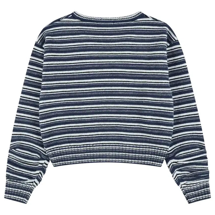 [BUNJANG] COY Stripe Knit Navy / 코이세이오 코이 스트라이프 니트 네이비 COY STRIPE KNIT