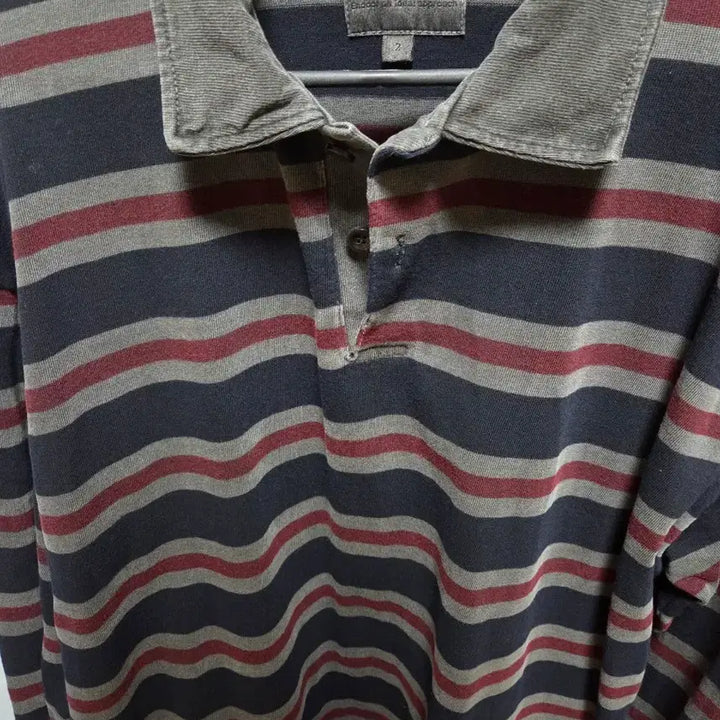 [BUNJANG] Endoor Vintage Stripe Polo Shirt / 엔도어 빈티지 스트라이프 폴로 셔츠 2